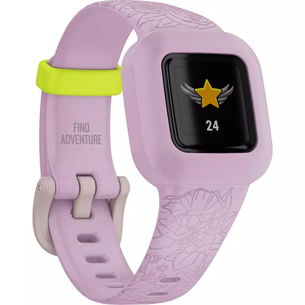 Фитнес браслет Garmin vivofit jr3, Lilac Floral (010-02441-01) - 2 Фитнес браслет Garmin vivofit jr3, Lilac Floral (010-02441-01) - 2