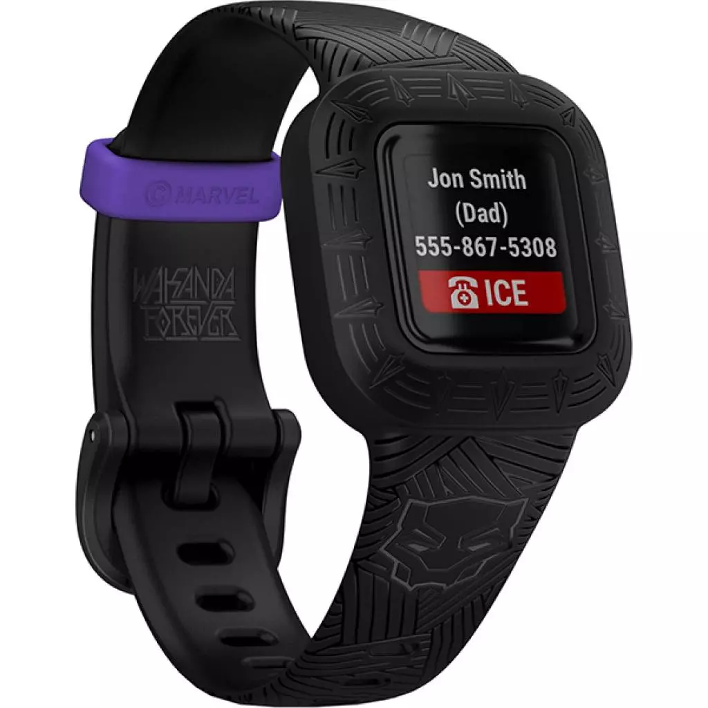 Фитнес браслет Garmin vivofit jr3, Marvel Black Panther (010-02441-10) - 2 Фитнес браслет Garmin vivofit jr3, Marvel Black Panther (010-02441-10) - 2