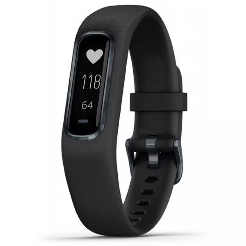 Фитнес браслет Garmin vivosmart 4, Black/Slate, S/M (010-01995-20)