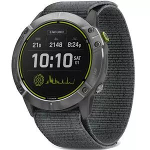 Смарт-часы Garmin Enduro, Silver w/Gray Body,Gray Sport Loop Band (010-02408-00)