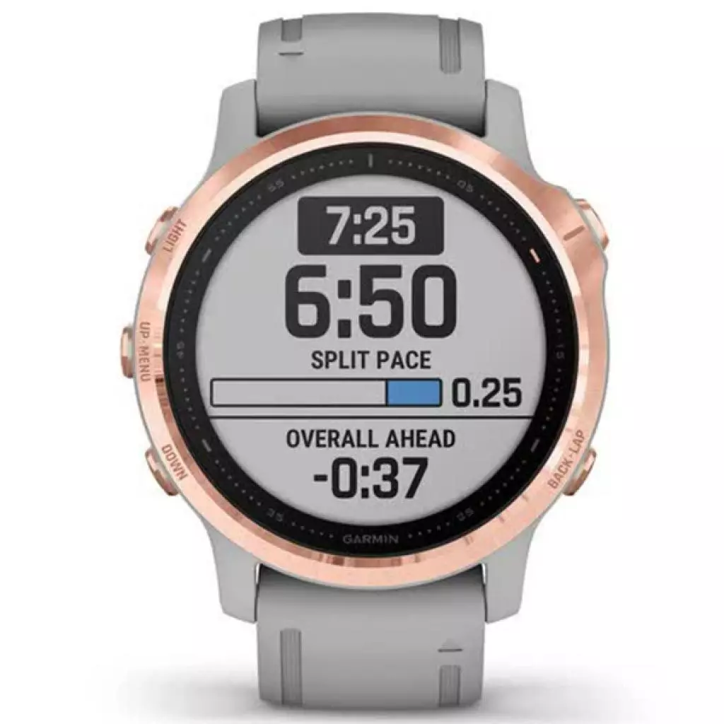 Смарт-часы Garmin fenix 6S Sapphire Rose Gold, Gray Band (010-02159-21) - 1 Смарт-часы Garmin fenix 6S Sapphire Rose Gold, Gray Band (010-02159-21) - 1