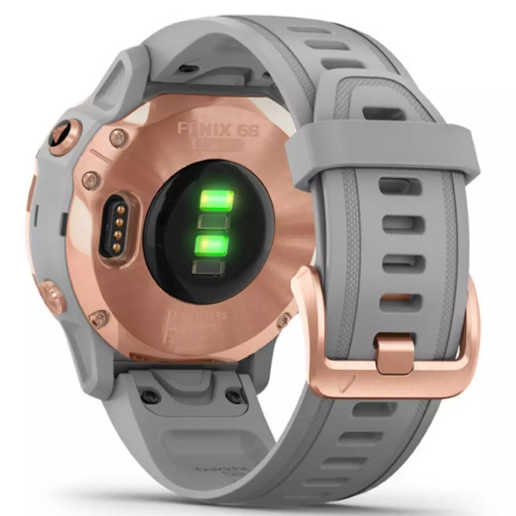 Смарт-часы Garmin fenix 6S Sapphire Rose Gold, Gray Band (010-02159-21) - 4 Смарт-часы Garmin fenix 6S Sapphire Rose Gold, Gray Band (010-02159-21) - 4