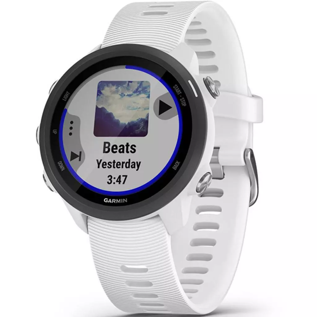 Смарт-часы Garmin Forerunner 245 Music, White/Black (010-02120-31)