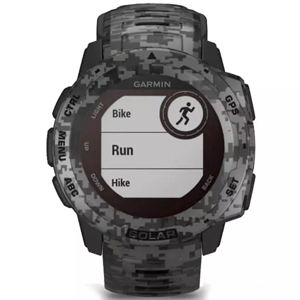Смарт-часы Garmin Instinct Solar, Camo Edition, Graphite Camo (010-02293-05) - 6 Смарт-часы Garmin Instinct Solar, Camo Edition, Graphite Camo (010-02293-05) - 6
