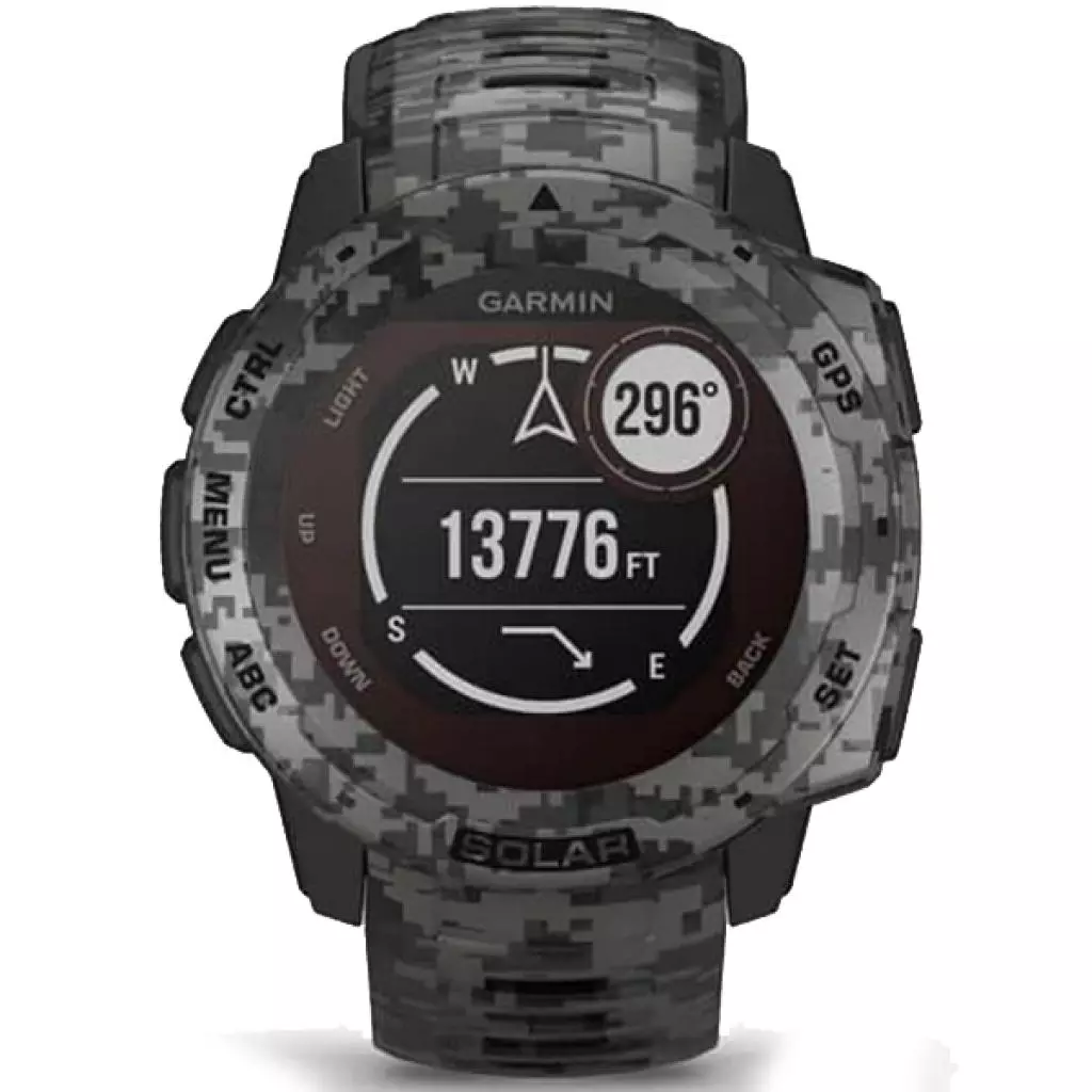 Смарт-часы Garmin Instinct Solar, Camo Edition, Graphite Camo (010-02293-05) - 8 Смарт-часы Garmin Instinct Solar, Camo Edition, Graphite Camo (010-02293-05) - 8
