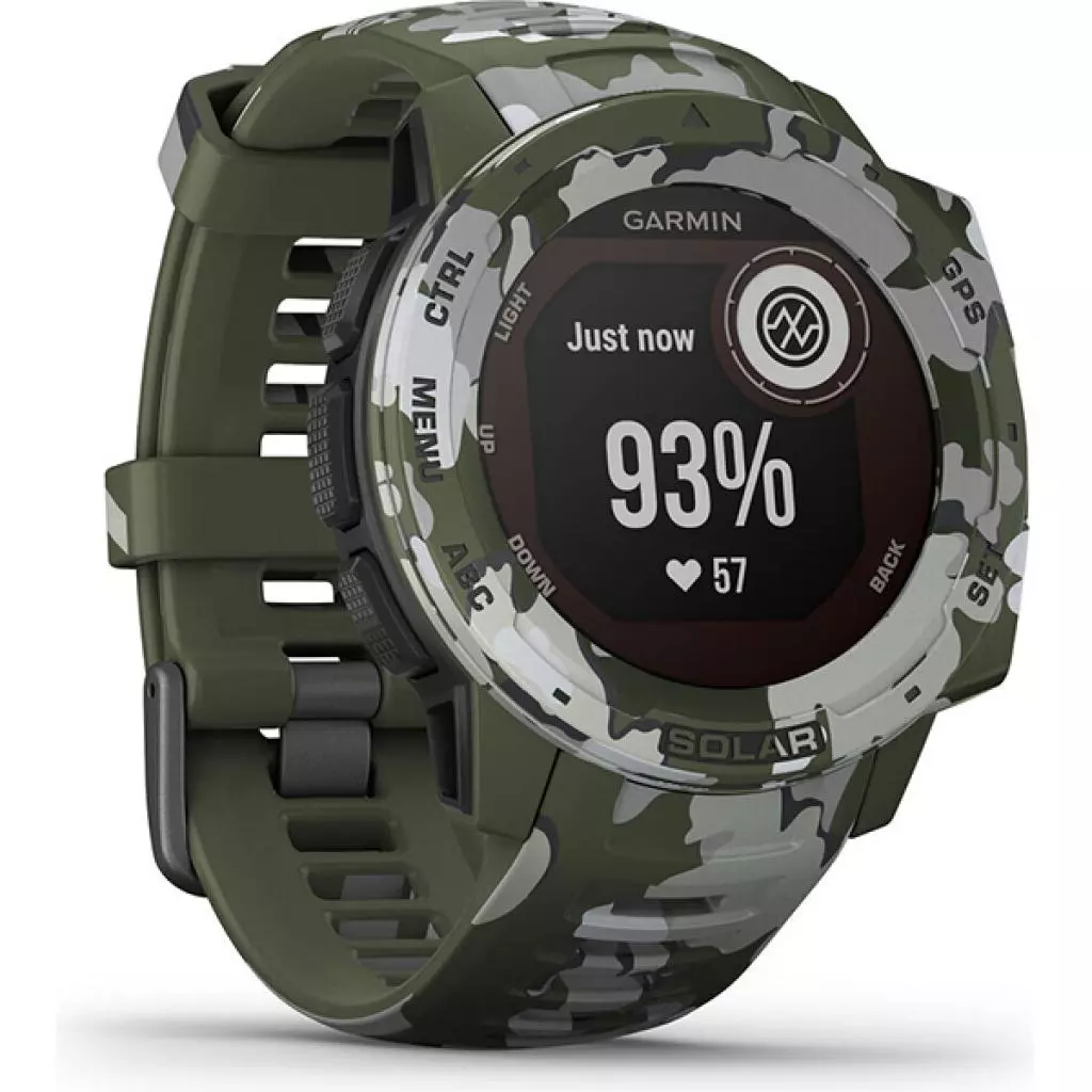 Смарт-часы Garmin Instinct Solar, Camo Edition, Lichen Camo (010-02293-06) - 2 Смарт-часы Garmin Instinct Solar, Camo Edition, Lichen Camo (010-02293-06) - 2
