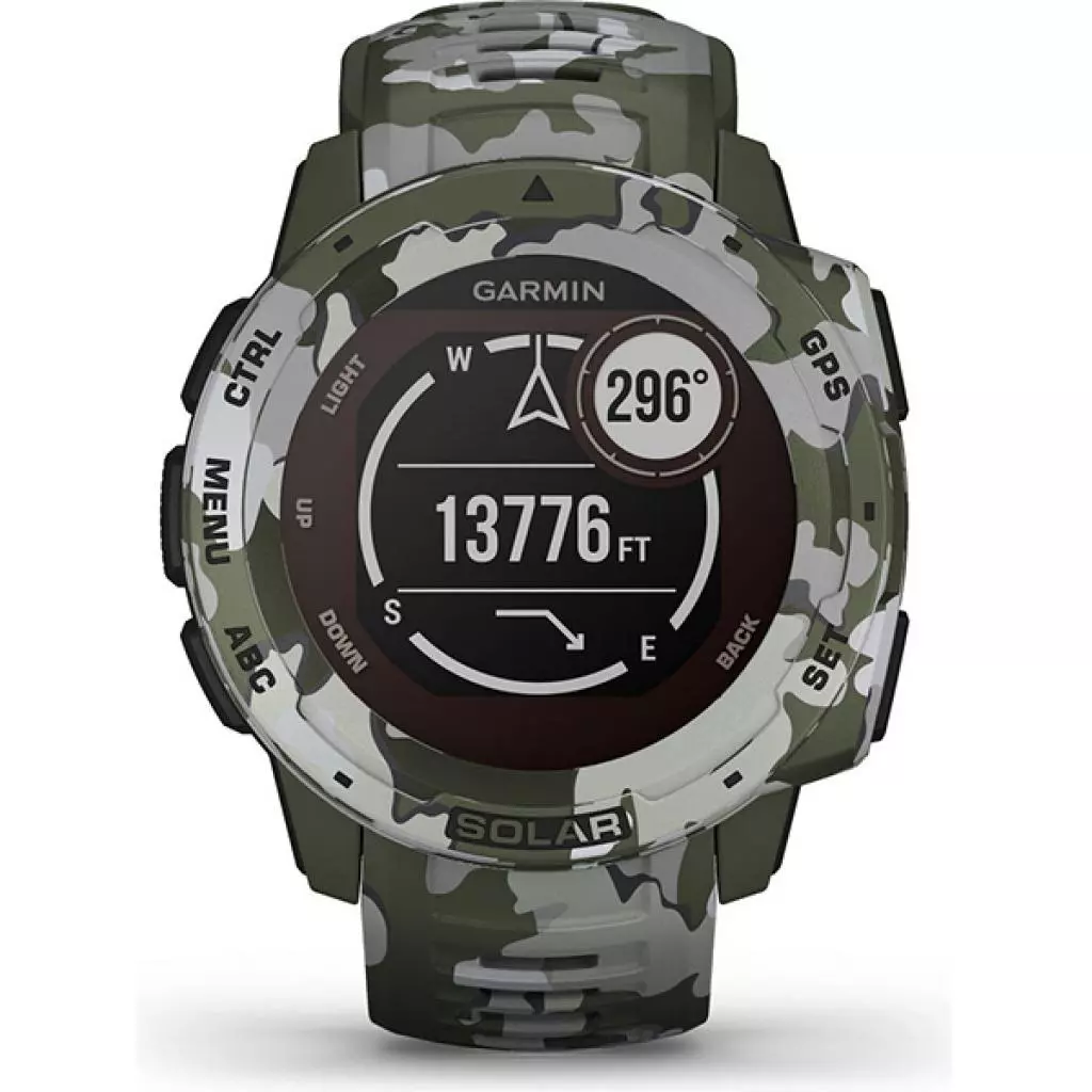Смарт-часы Garmin Instinct Solar, Camo Edition, Lichen Camo (010-02293-06) - 6 Смарт-часы Garmin Instinct Solar, Camo Edition, Lichen Camo (010-02293-06) - 6