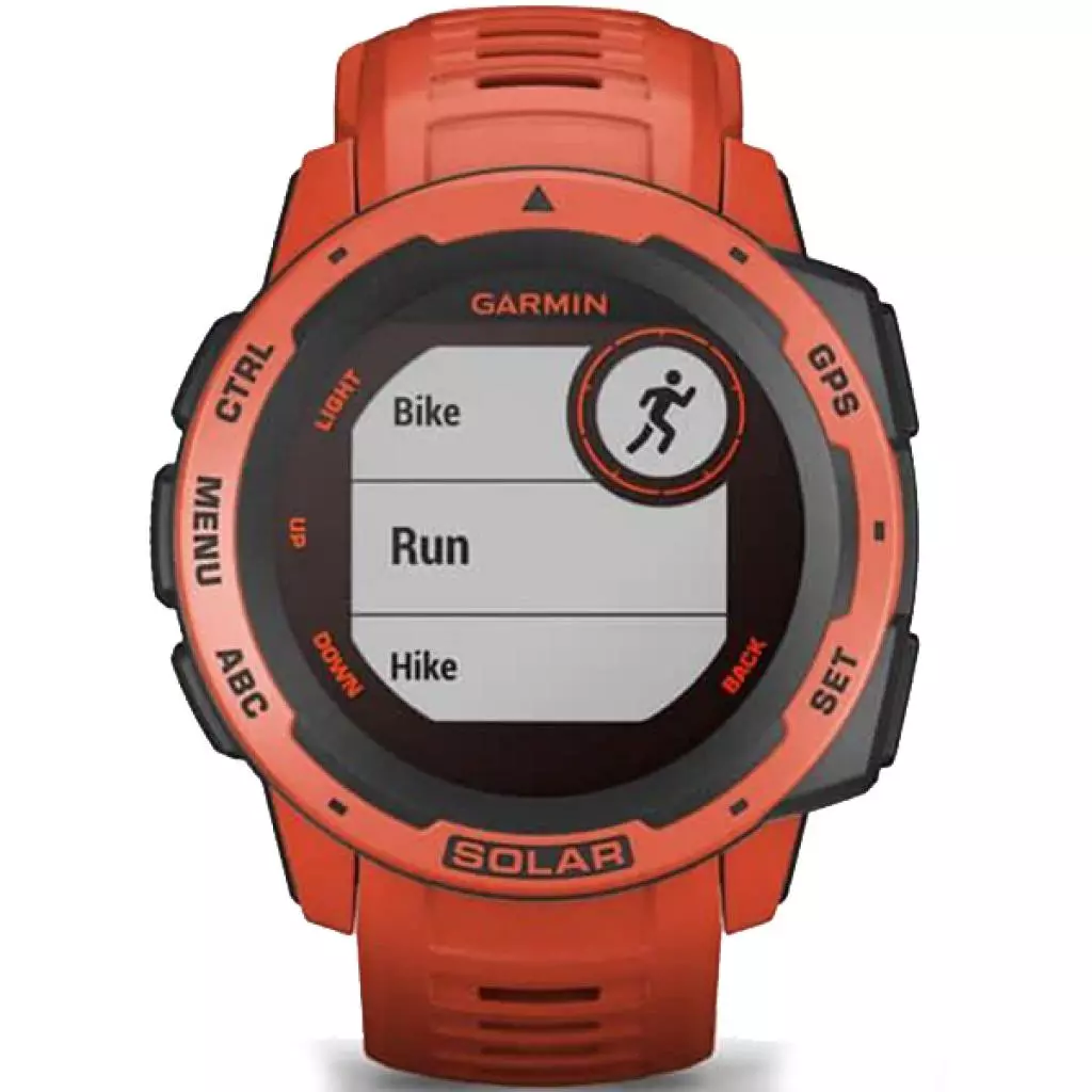 Смарт-часы Garmin Instinct Solar, Flame Red (010-02293-20) - 6 Смарт-часы Garmin Instinct Solar, Flame Red (010-02293-20) - 6