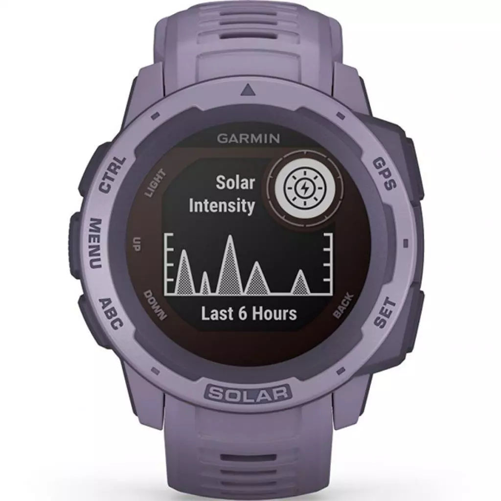Смарт-часы Garmin Instinct Solar, Orchid (010-02293-02) - 6 Смарт-часы Garmin Instinct Solar, Orchid (010-02293-02) - 6