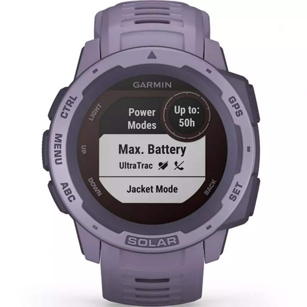 Смарт-часы Garmin Instinct Solar, Orchid (010-02293-02) - 7 Смарт-часы Garmin Instinct Solar, Orchid (010-02293-02) - 7