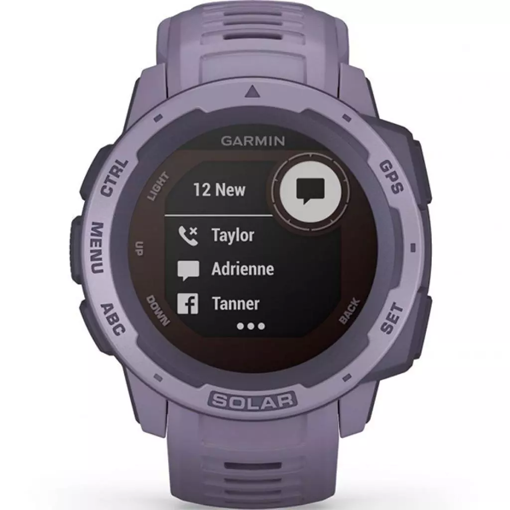 Смарт-часы Garmin Instinct Solar, Orchid (010-02293-02) - 8 Смарт-часы Garmin Instinct Solar, Orchid (010-02293-02) - 8