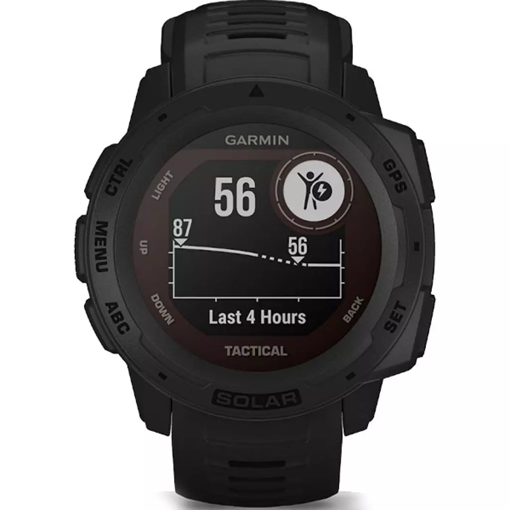 Смарт-часы Garmin Instinct Solar, Tactical Edition, Black (010-02293-03) - 5 Смарт-часы Garmin Instinct Solar, Tactical Edition, Black (010-02293-03) - 5
