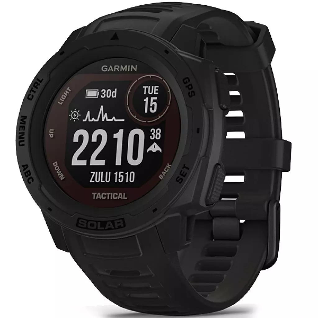 Смарт-часы Garmin Instinct Solar, Tactical Edition, Black (010-02293-03)