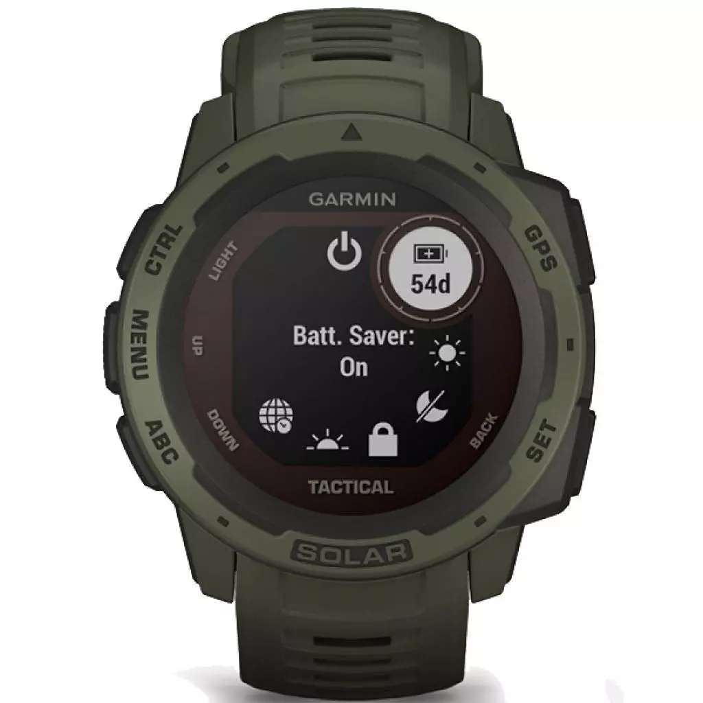Смарт-часы Garmin Instinct Solar, Tactical Edition, Moss (010-02293-04) - 1 Смарт-часы Garmin Instinct Solar, Tactical Edition, Moss (010-02293-04) - 1