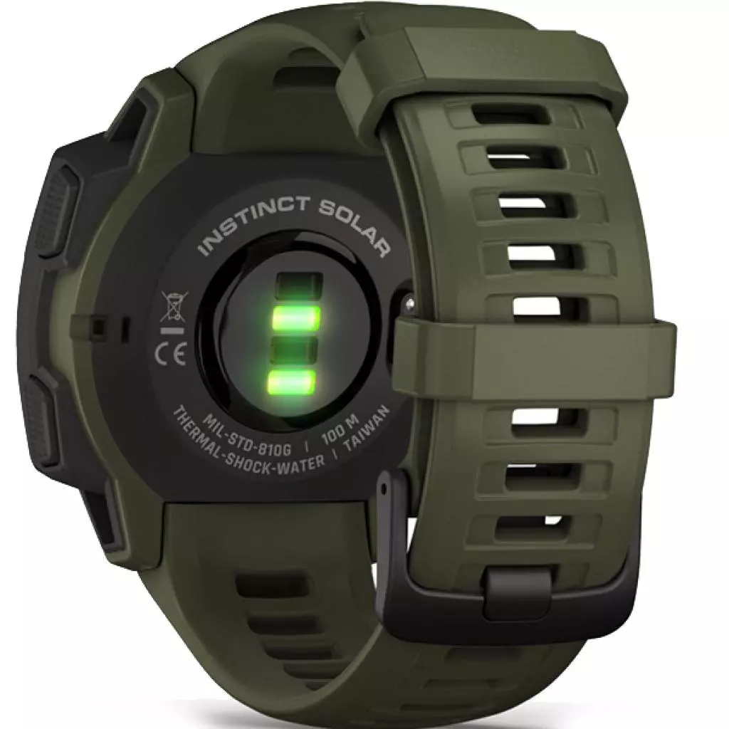 Смарт-часы Garmin Instinct Solar, Tactical Edition, Moss (010-02293-04) - 5 Смарт-часы Garmin Instinct Solar, Tactical Edition, Moss (010-02293-04) - 5