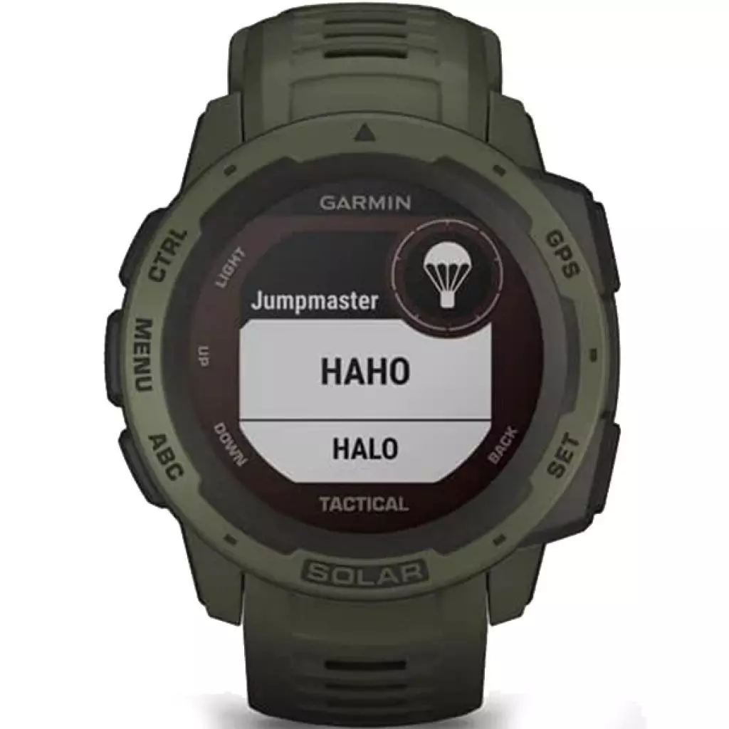 Смарт-часы Garmin Instinct Solar, Tactical Edition, Moss (010-02293-04) - 8 Смарт-часы Garmin Instinct Solar, Tactical Edition, Moss (010-02293-04) - 8