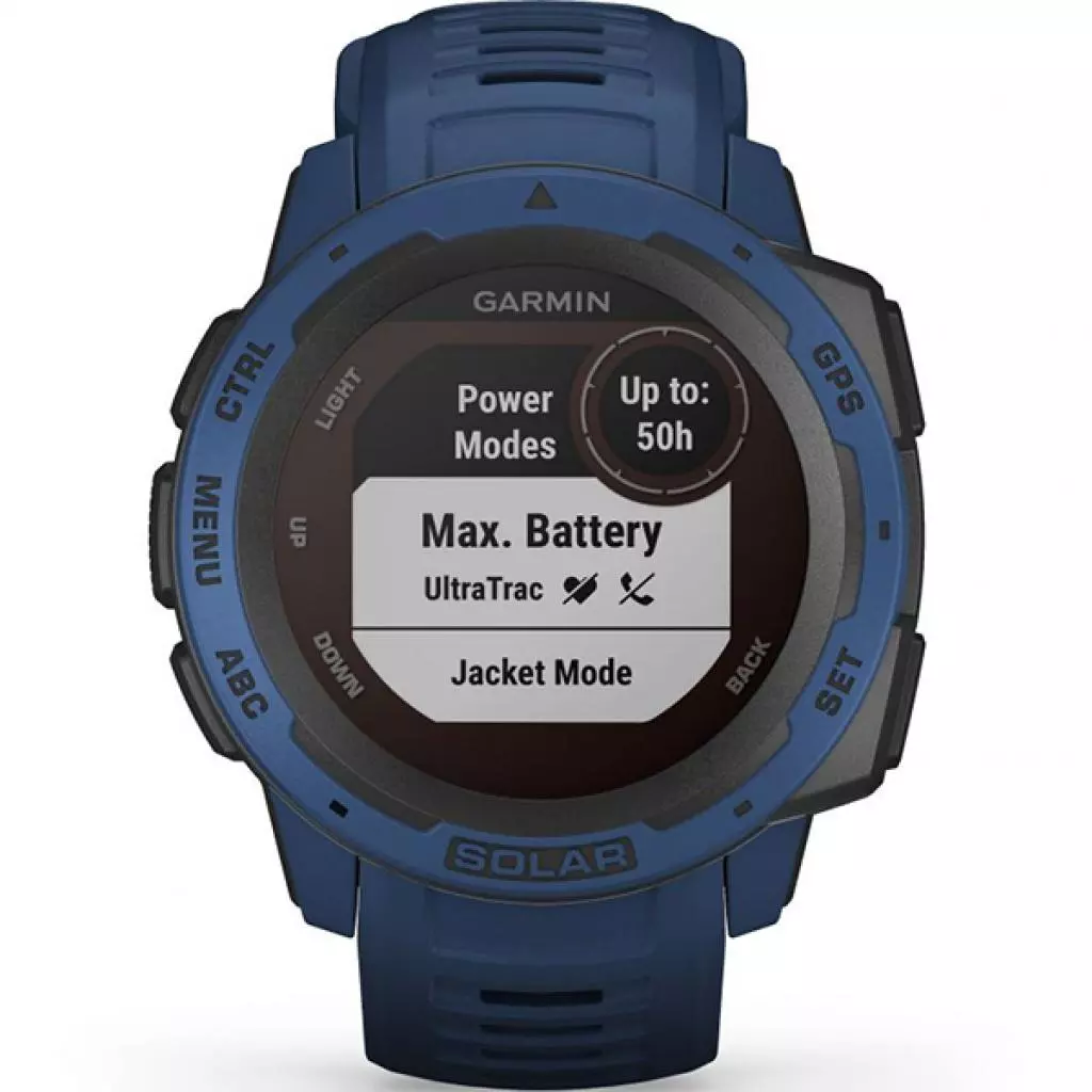 Смарт-часы Garmin Instinct Solar, Tidal Blue (010-02293-01) - 6 Смарт-часы Garmin Instinct Solar, Tidal Blue (010-02293-01) - 6