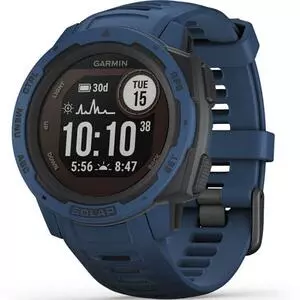 Смарт-часы Garmin Instinct Solar, Tidal Blue (010-02293-01)