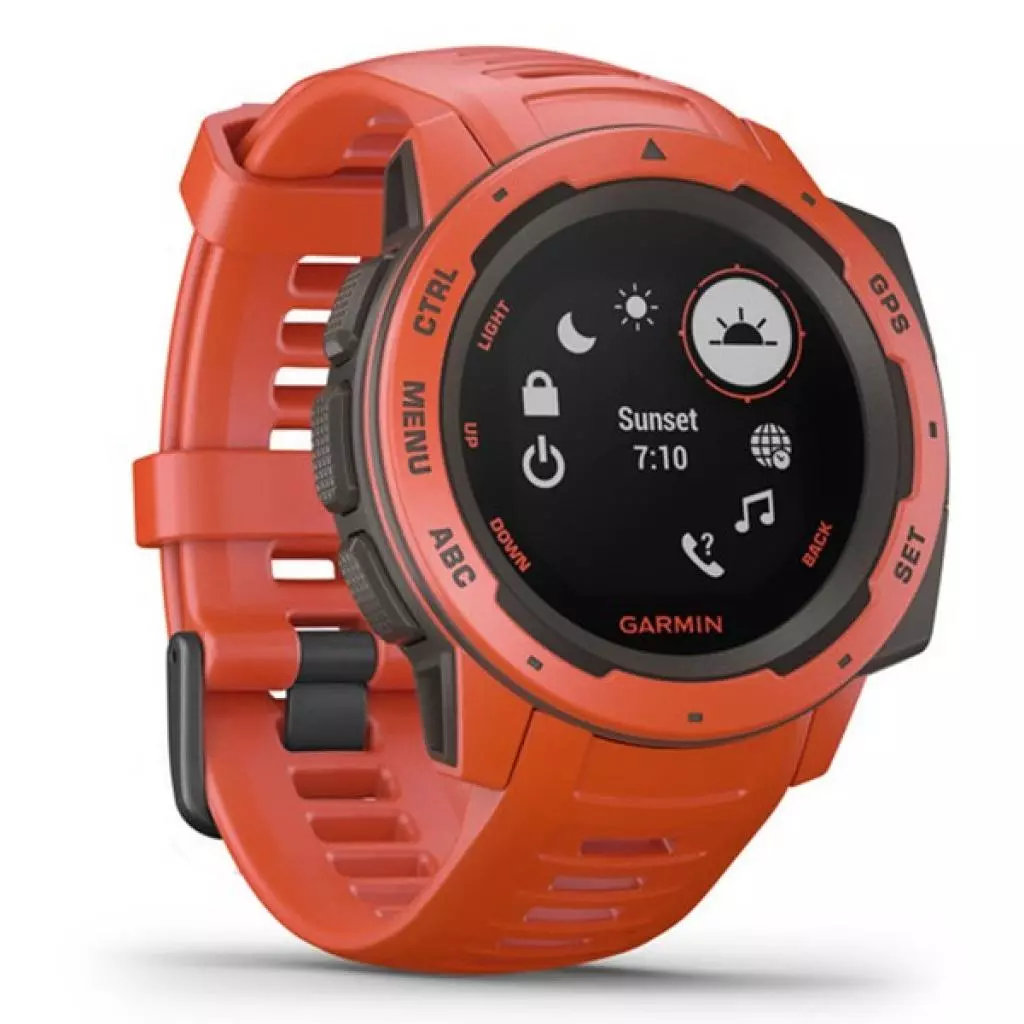 Смарт-часы Garmin Instinct, Flame Red (010-02064-02) - 2 Смарт-часы Garmin Instinct, Flame Red (010-02064-02) - 2