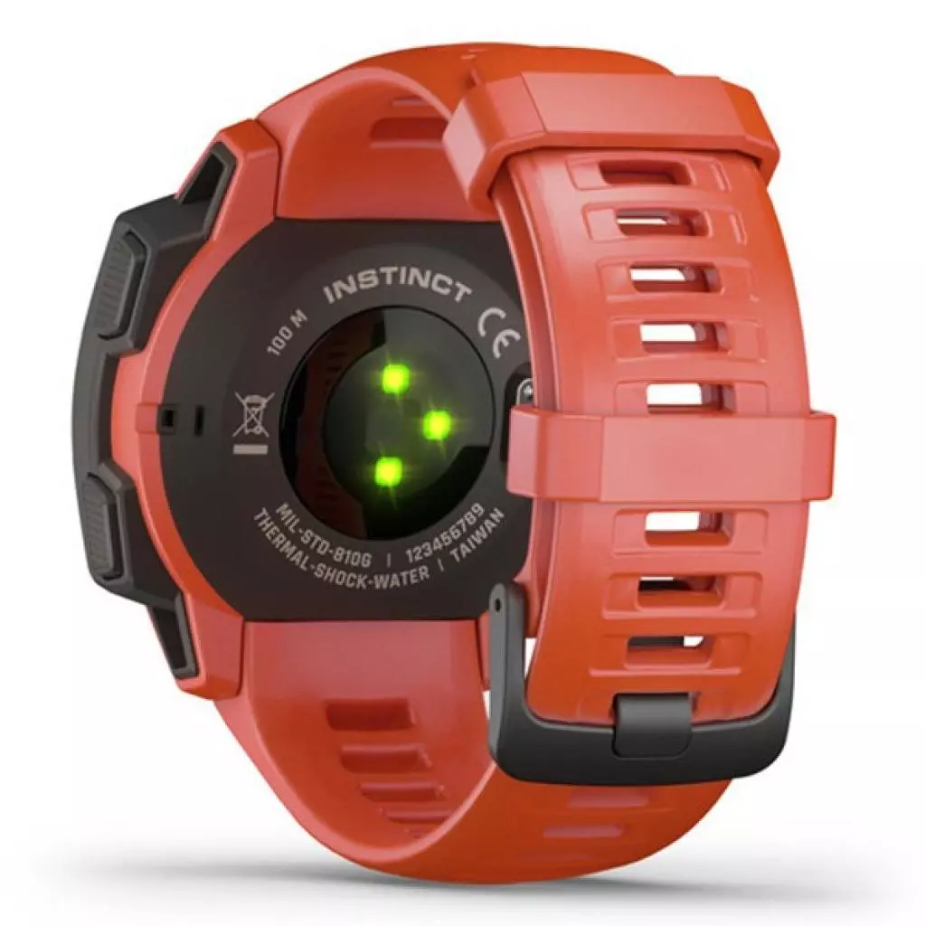 Смарт-часы Garmin Instinct, Flame Red (010-02064-02) - 5 Смарт-часы Garmin Instinct, Flame Red (010-02064-02) - 5