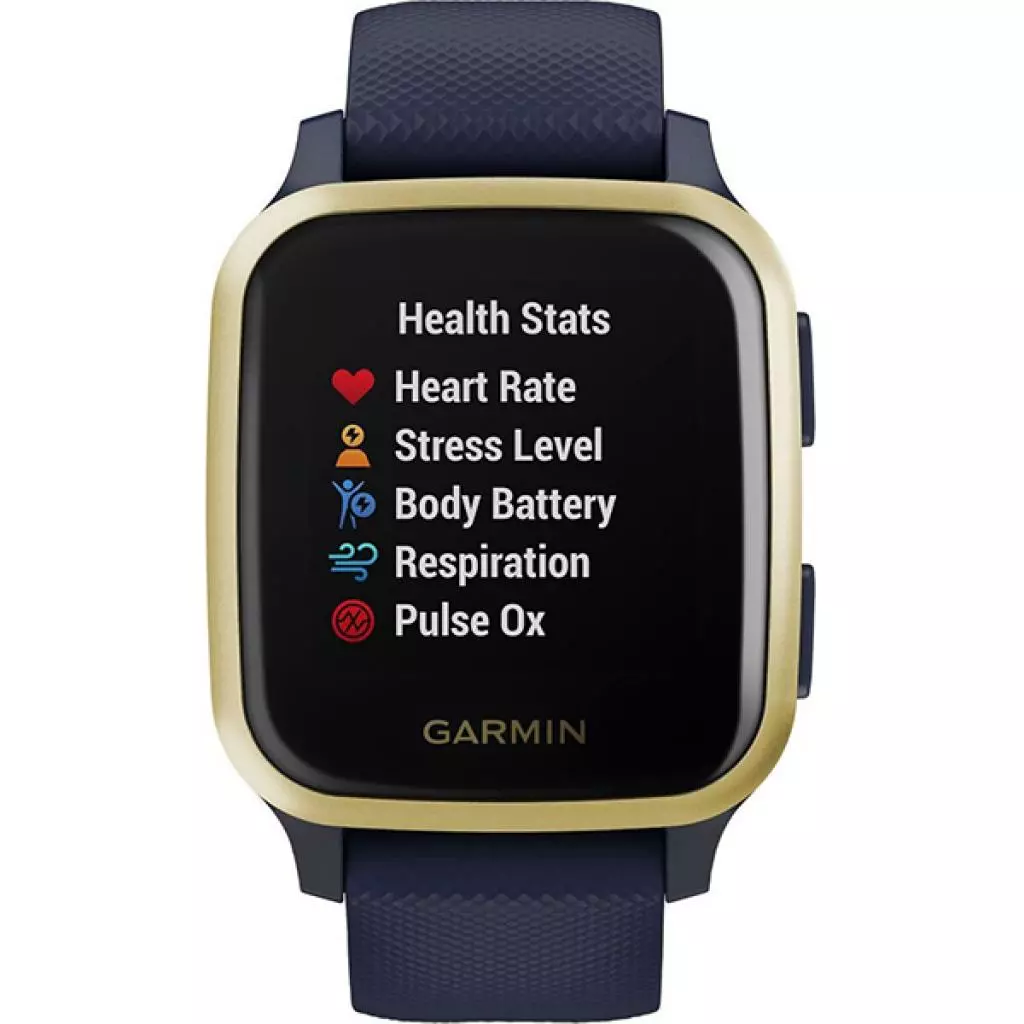 Смарт-часы Garmin Venu Sq, Music, Navy/Light Gold (010-02426-12) - 1 Смарт-часы Garmin Venu Sq, Music, Navy/Light Gold (010-02426-12) - 1