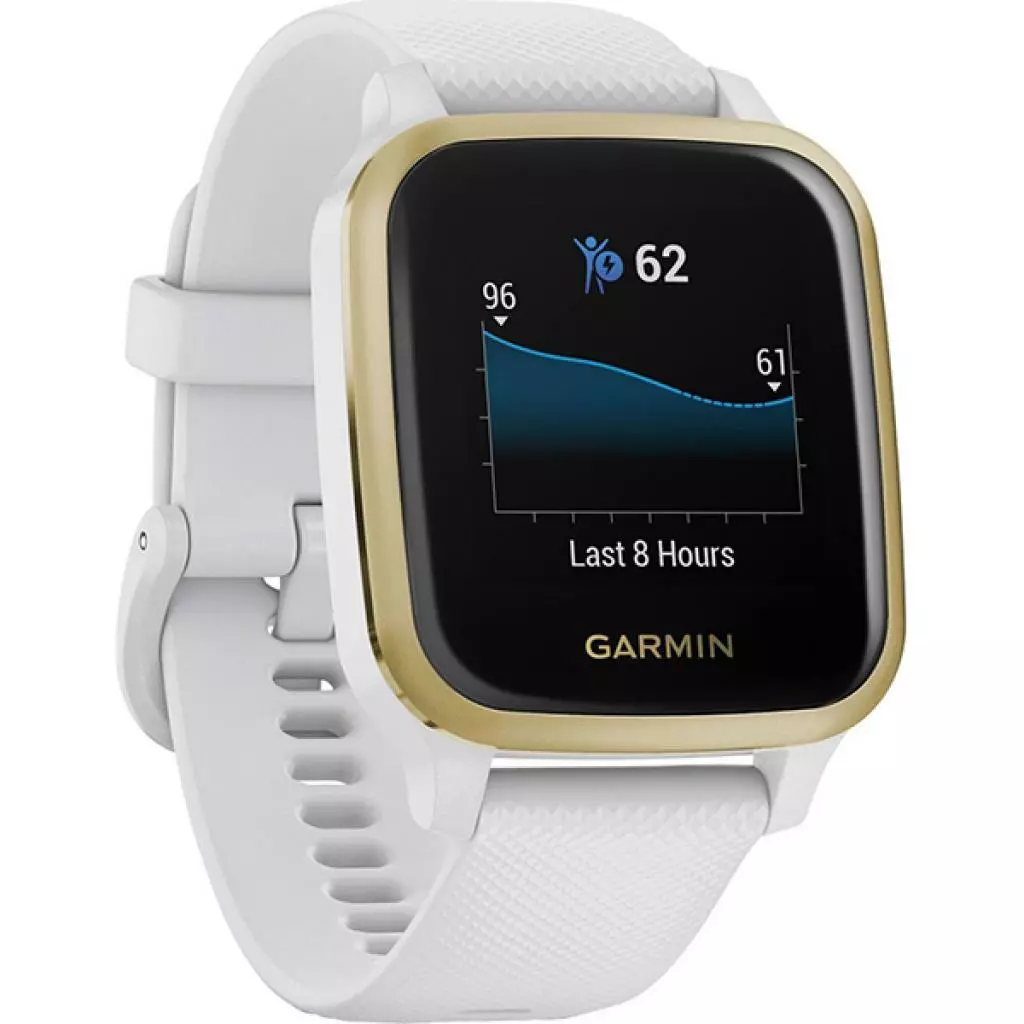 Смарт-часы Garmin Venu Sq, White/Light Gold (010-02427-11) - 2 Смарт-часы Garmin Venu Sq, White/Light Gold (010-02427-11) - 2