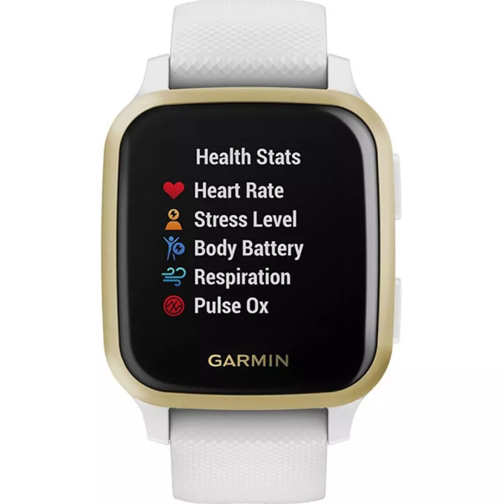 Смарт-часы Garmin Venu Sq, White/Light Gold (010-02427-11) - 8 Смарт-часы Garmin Venu Sq, White/Light Gold (010-02427-11) - 8