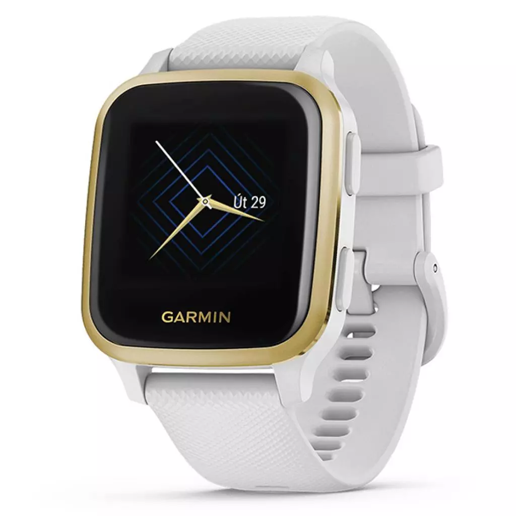 Смарт-часы Garmin Venu Sq, White/Light Gold (010-02427-11)