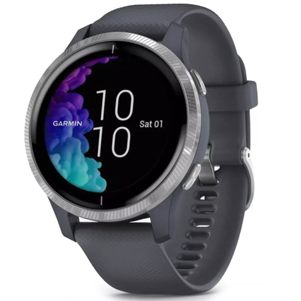 Смарт-часы Garmin Venu, Blue Granite/Silver (010-02173-03)