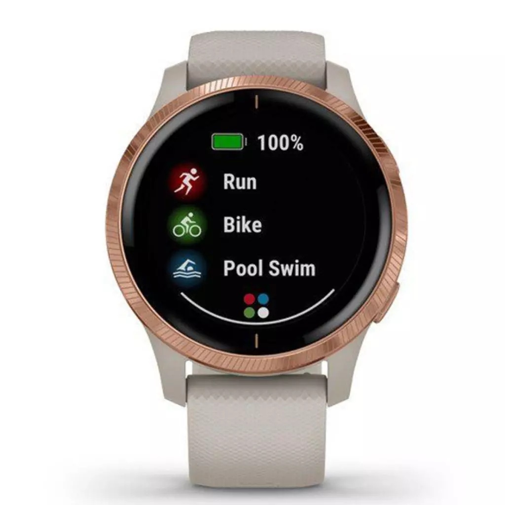 Смарт-часы Garmin Venu, Light Sand/Rose Gold (010-02173-23) - 5 Смарт-часы Garmin Venu, Light Sand/Rose Gold (010-02173-23) - 5