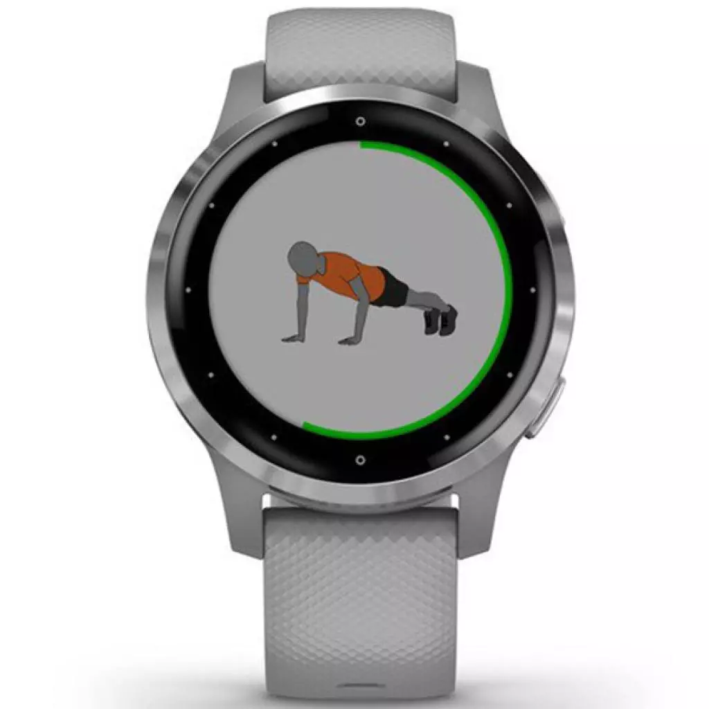 Смарт-часы Garmin vivoactive 4S, Powder Gray/Silver (010-02172-03) - 1 Смарт-часы Garmin vivoactive 4S, Powder Gray/Silver (010-02172-03) - 1