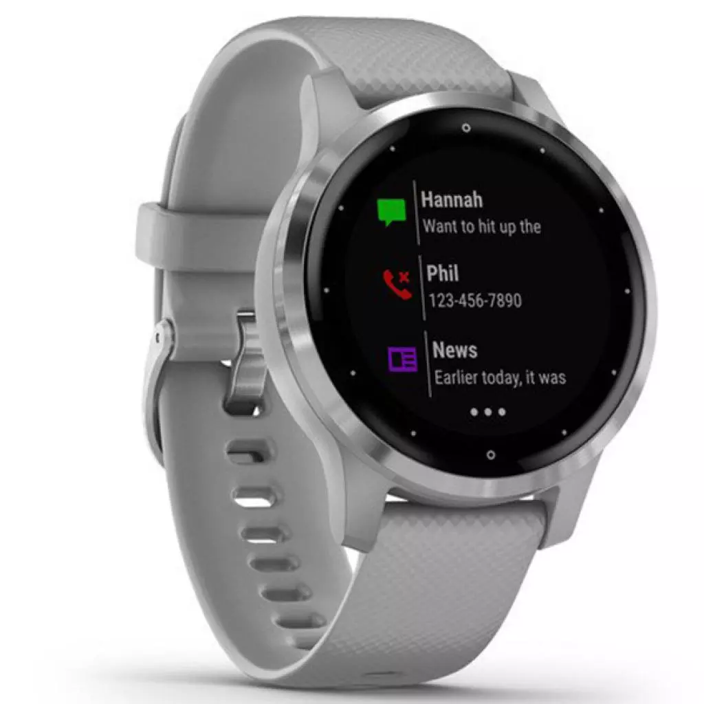 Смарт-часы Garmin vivoactive 4S, Powder Gray/Silver (010-02172-03) - 2 Смарт-часы Garmin vivoactive 4S, Powder Gray/Silver (010-02172-03) - 2
