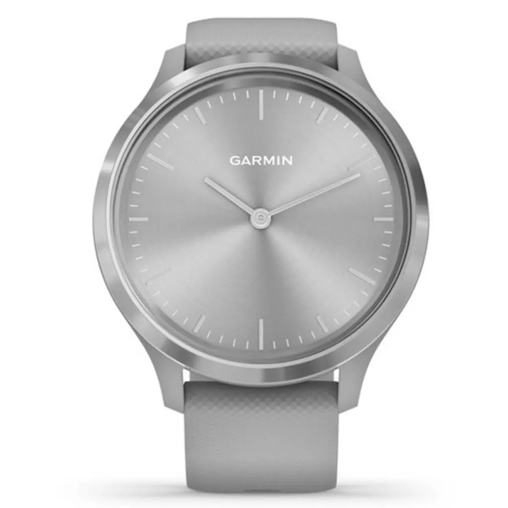 Смарт-часы Garmin vivomove 3, S/E EU, Silver, Powder Gray, Silicone (010-02239-20) - 1 Смарт-часы Garmin vivomove 3, S/E EU, Silver, Powder Gray, Silicone (010-02239-20) - 1