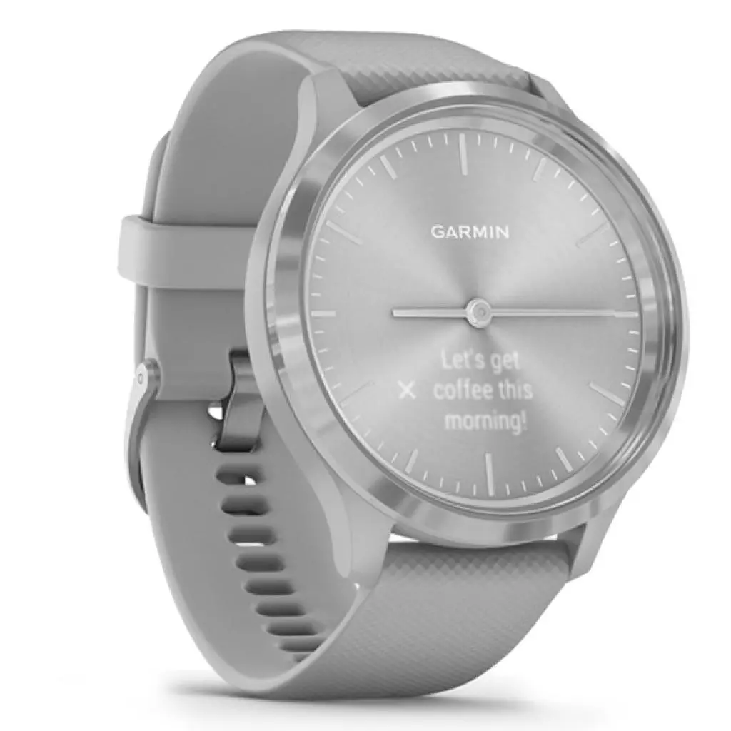 Смарт-часы Garmin vivomove 3, S/E EU, Silver, Powder Gray, Silicone (010-02239-20) - 2 Смарт-часы Garmin vivomove 3, S/E EU, Silver, Powder Gray, Silicone (010-02239-20) - 2