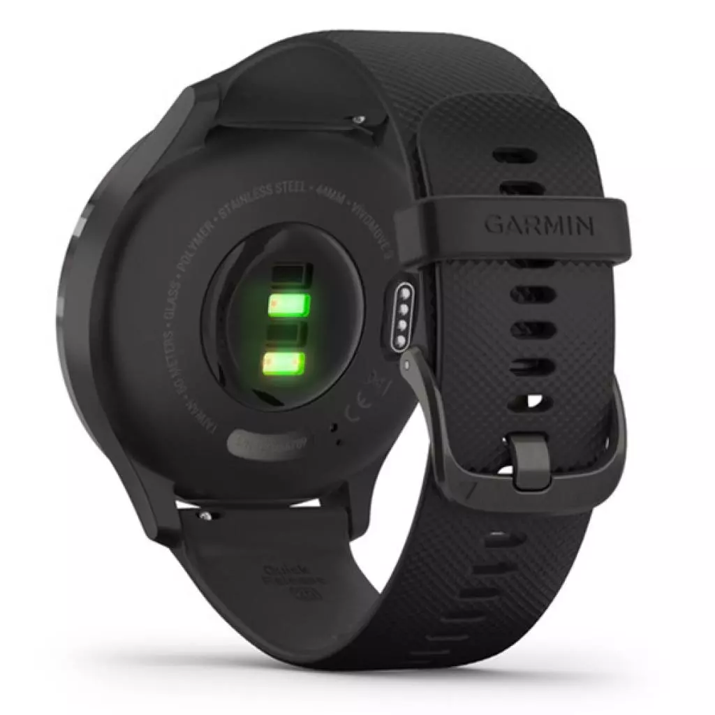 Смарт-часы Garmin vivomove 3, Slate, Black, Silicone (010-02239-21) - 4 Смарт-часы Garmin vivomove 3, Slate, Black, Silicone (010-02239-21) - 4