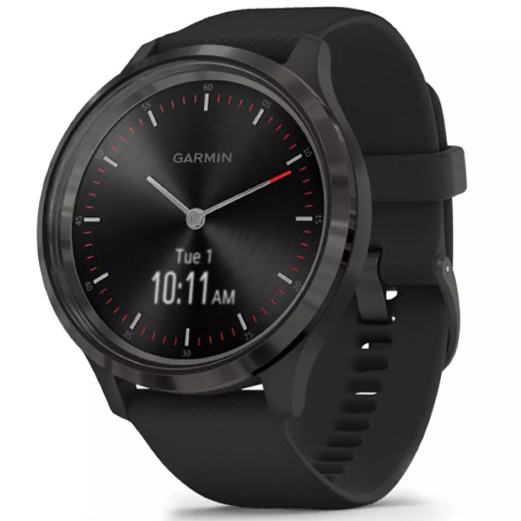 Смарт-часы Garmin vivomove 3, Slate, Black, Silicone (010-02239-21)