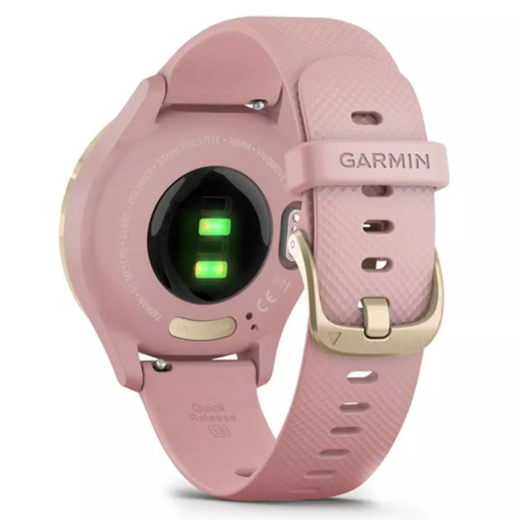 Смарт-часы Garmin vivomove 3S, Light Gold, Dust Rose, Silicone (010-02238-21) - 4 Смарт-часы Garmin vivomove 3S, Light Gold, Dust Rose, Silicone (010-02238-21) - 4