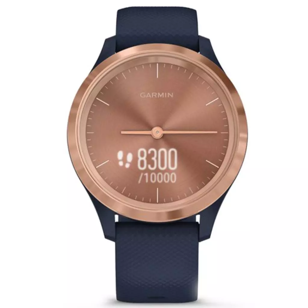 Смарт-часы Garmin vivomove 3S, Rose Gold, Navy, Silicone (010-02238-23) - 5