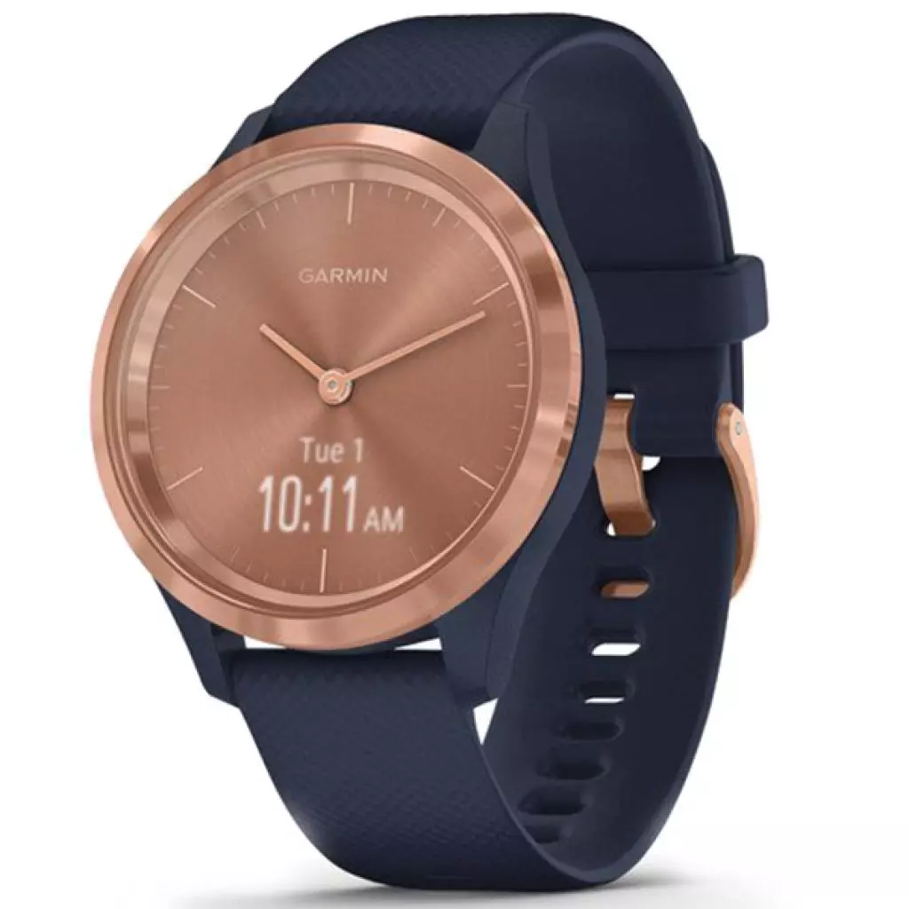 Смарт-часы Garmin vivomove 3S, Rose Gold, Navy, Silicone (010-02238-23)