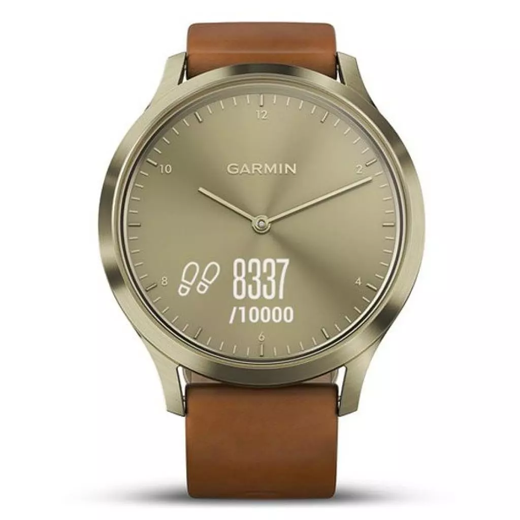 Смарт-часы Garmin vivomove HR, E EU, Premium, Gold-Gold, S/M (010-01850-25) - 5 Смарт-часы Garmin vivomove HR, E EU, Premium, Gold-Gold, S/M (010-01850-25) - 5