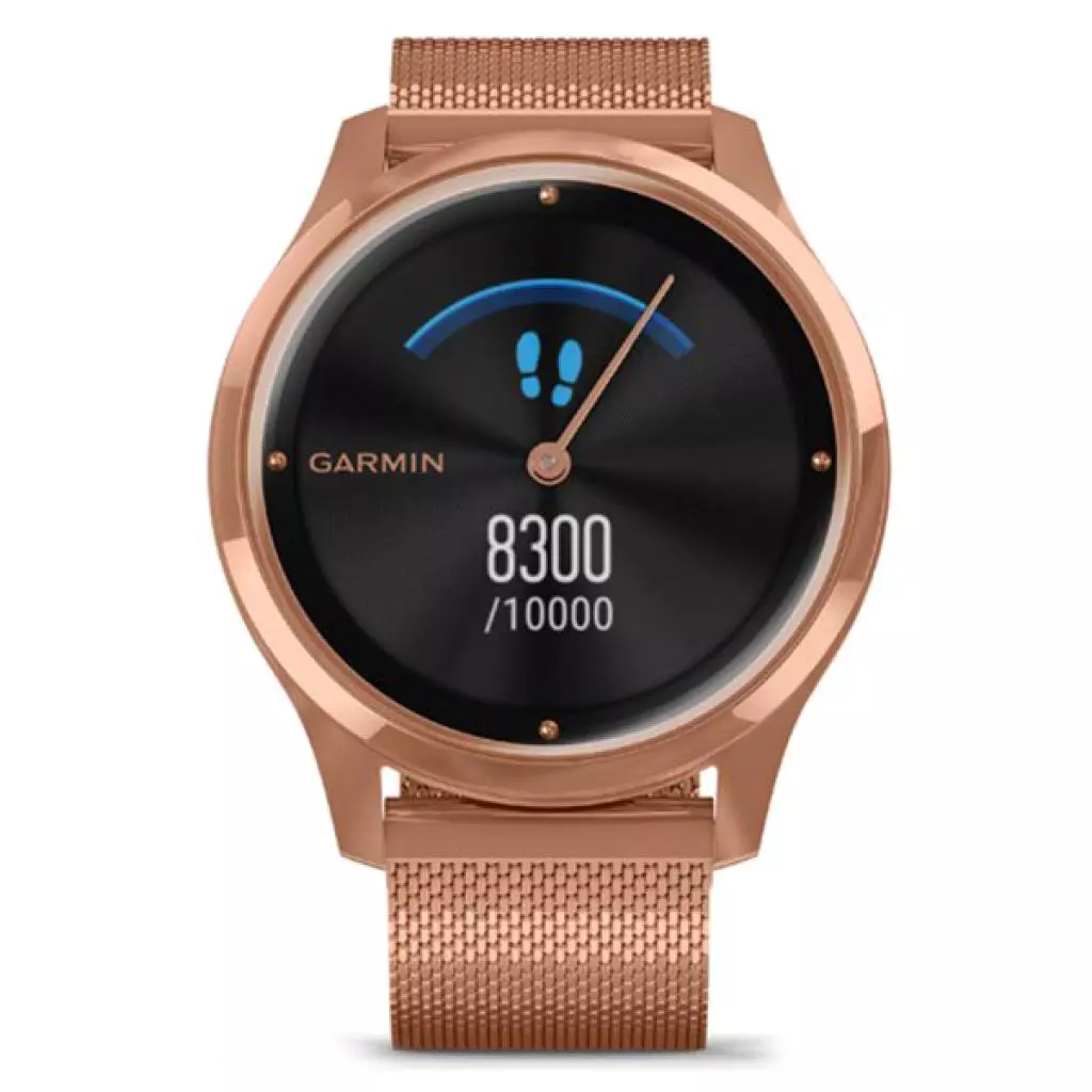 Смарт-часы Garmin vivomove Luxe, Rose Gold, Milanese (010-02241-24) - 7 Смарт-часы Garmin vivomove Luxe, Rose Gold, Milanese (010-02241-24) - 7