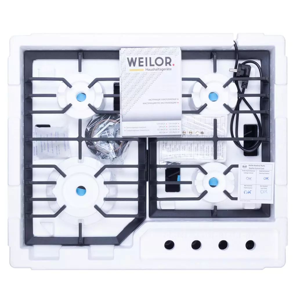 Варочная поверхность Weilor GG 624 BL - 11 Варочная поверхность Weilor GG 624 BL - 11