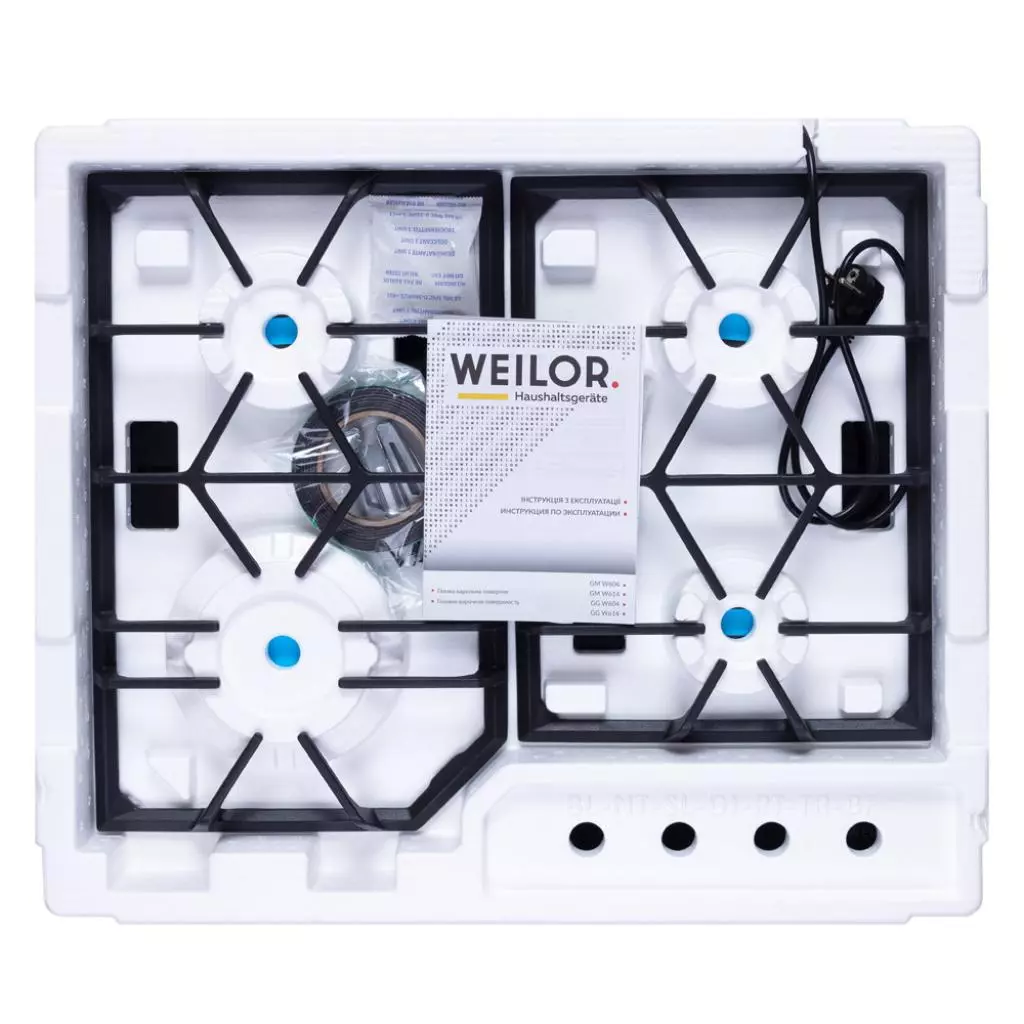 Варочная поверхность Weilor GG W 604 BL - 11 Варочная поверхность Weilor GG W 604 BL - 11