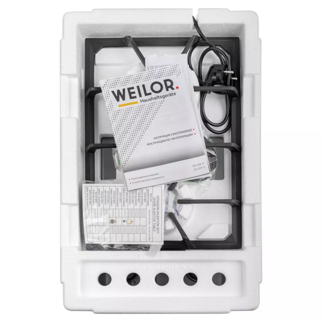 Варочная поверхность Weilor GM 304 SS - 8 Варочная поверхность Weilor GM 304 SS - 8