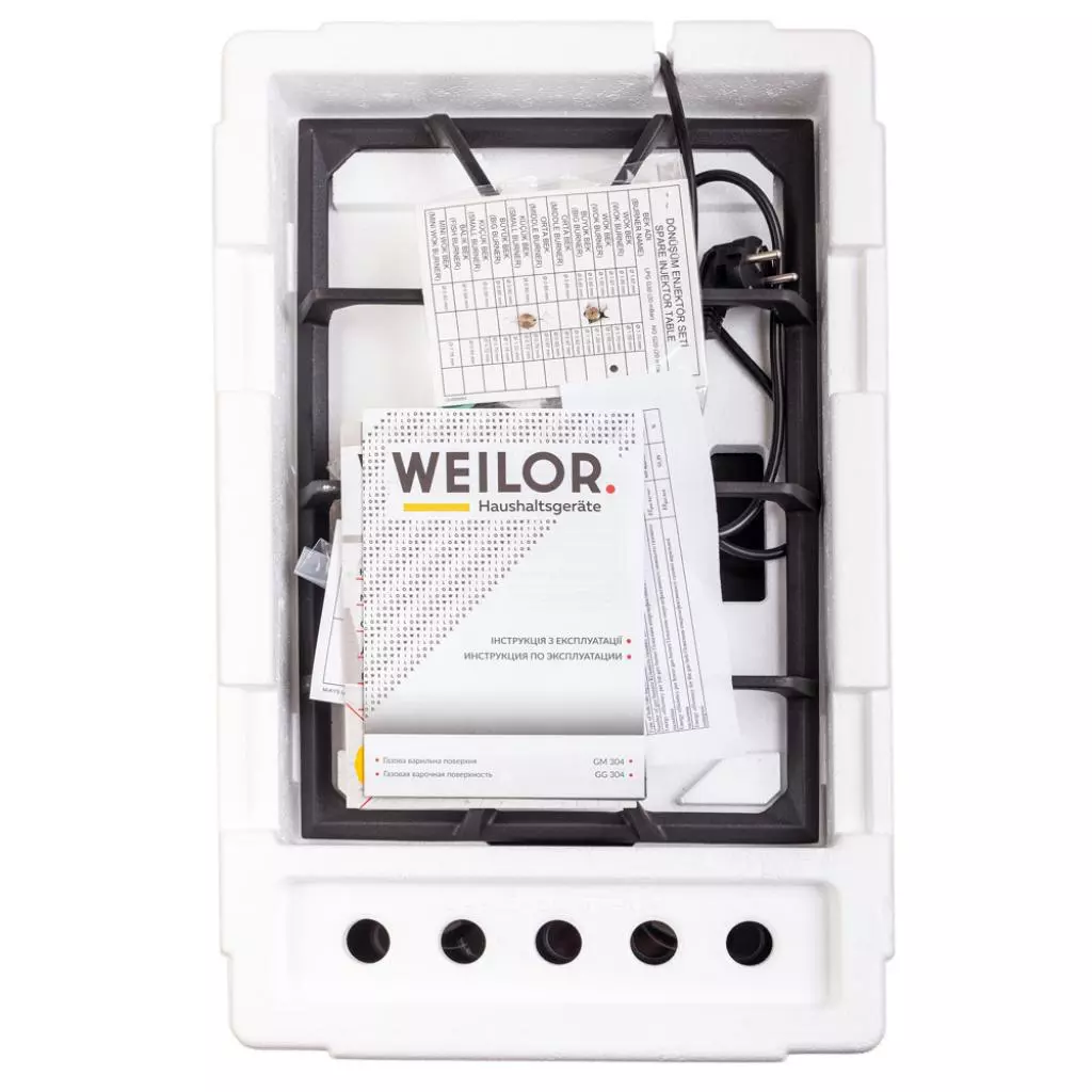 Варочная поверхность Weilor GG 304 BL - 8 Варочная поверхность Weilor GG 304 BL - 8