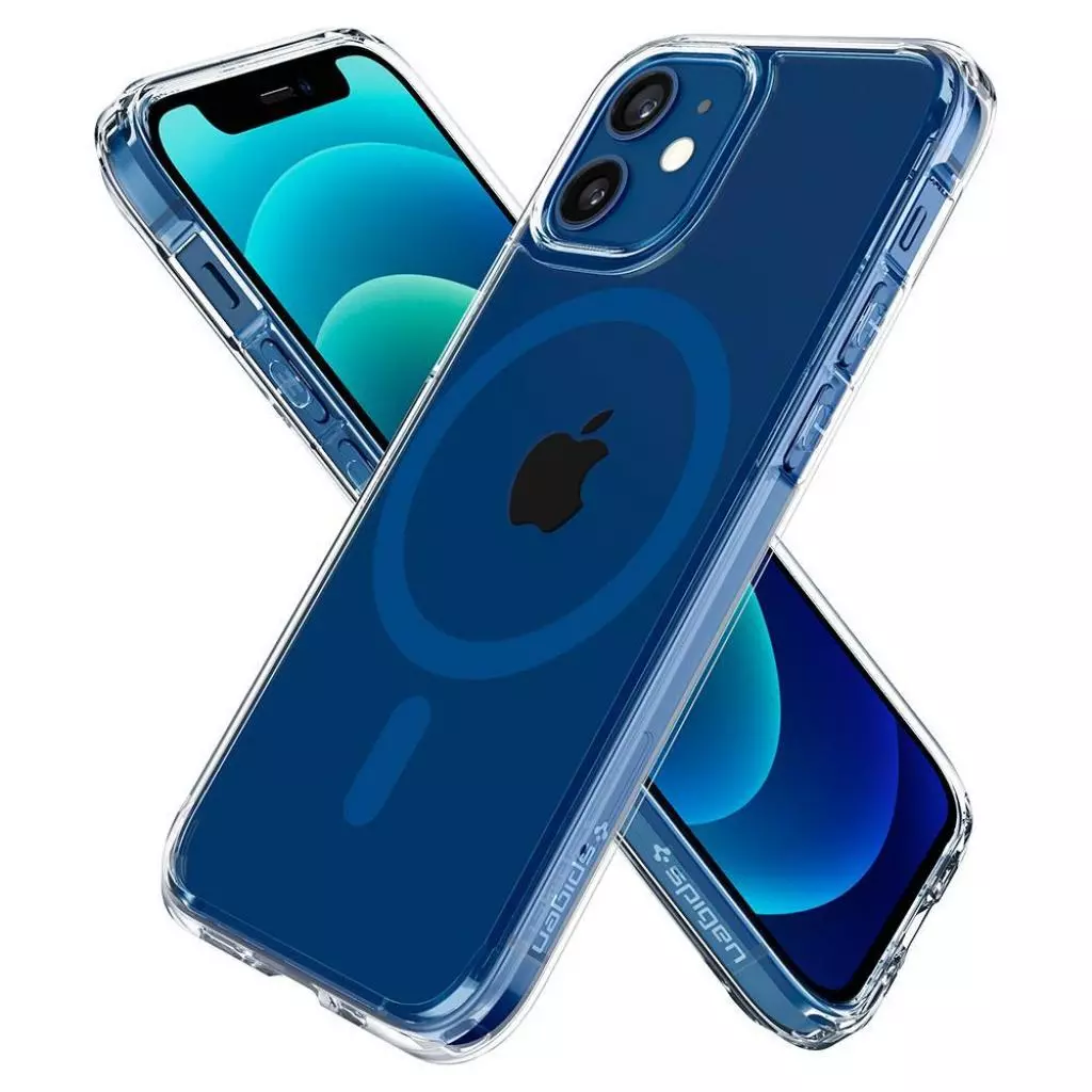 Чехол для моб. телефона Spigen Apple iPhone 12 / 12 Pro Ultra Hybrid Mag Safe, Blue (ACS02627) - 4 Чехол для моб. телефона Spigen Apple iPhone 12 / 12 Pro Ultra Hybrid Mag Safe, Blue (ACS02627) - 4