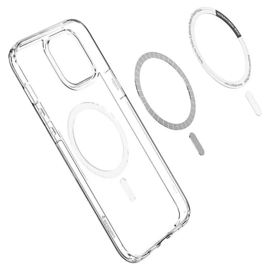 Чехол для моб. телефона Spigen Apple iPhone 12 / 12 Pro Ultra Hybrid Mag Safe, White (ACS02625) - 4 Чехол для моб. телефона Spigen Apple iPhone 12 / 12 Pro Ultra Hybrid Mag Safe, White (ACS02625) - 4