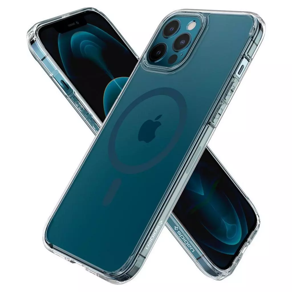 Чехол для моб. телефона Spigen iPhone 12 Pro Max Ultra Hybrid Mag Safe, Pacific Blue (ACS02624) - 5 Чехол для моб. телефона Spigen iPhone 12 Pro Max Ultra Hybrid Mag Safe, Pacific Blue (ACS02624) - 5