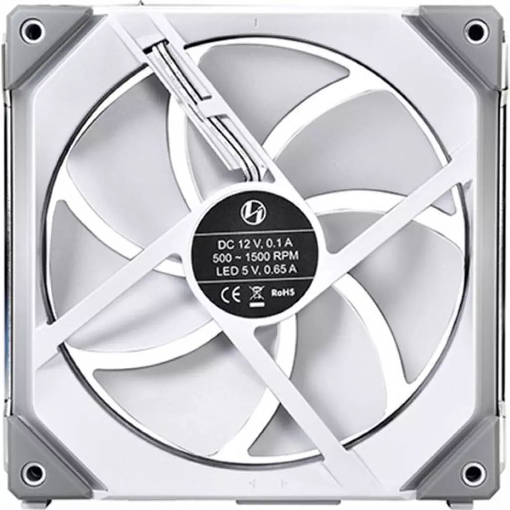Кулер для корпуса Lian Li Uni Fan SL120-1 Single White (G99.12UF1W.00) - 1 Кулер для корпуса Lian Li Uni Fan SL120-1 Single White (G99.12UF1W.00) - 1