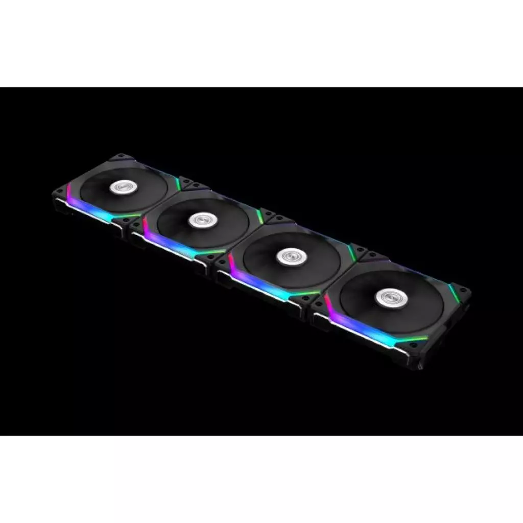 Кулер для корпуса Lian Li Uni Fan SL120-3 Triple Black (G99.12UF3B.00) - 6